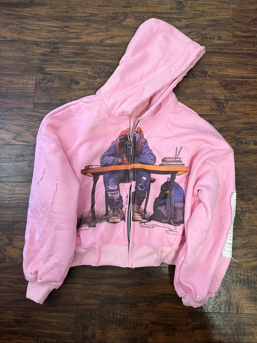 Unisex Pink Streetwear Jacket | Oversized Urban Style Y2K